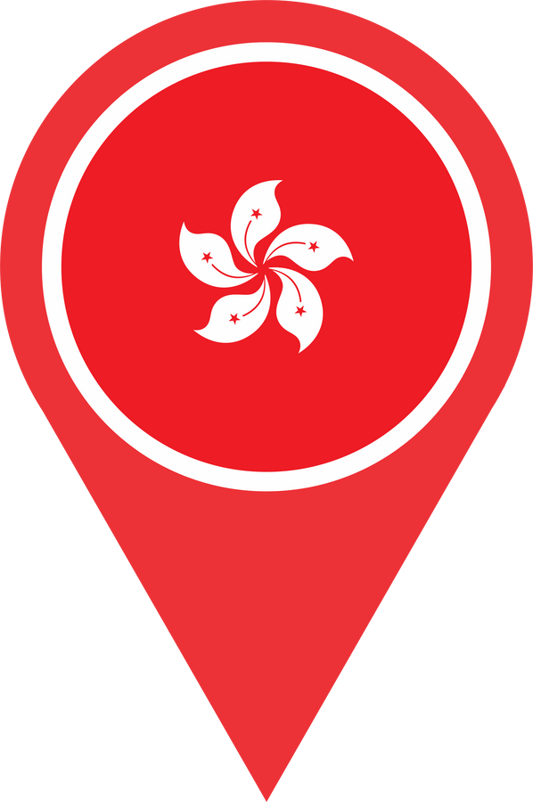 pin mark location of Hong Kong 2023031141